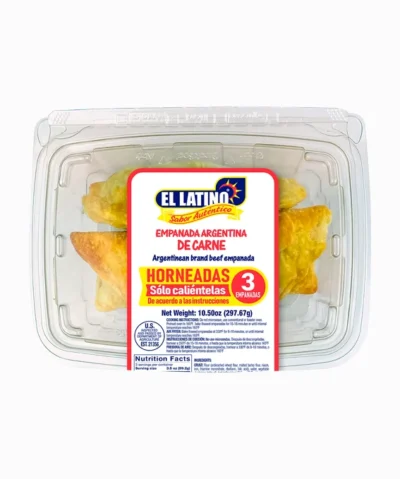 Empanadas de carne 3 units, Pre-baked
