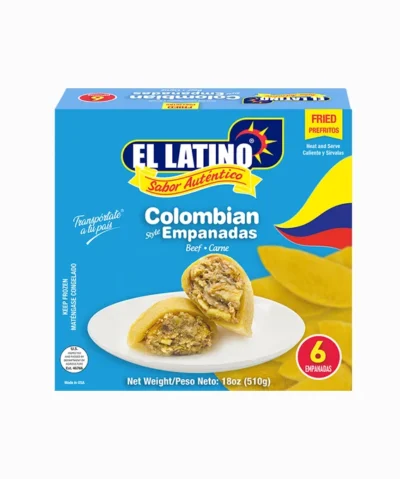 Empanadas colombianas de carne prefritas 6 unidades