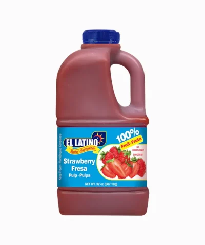 Strawberry Fresa 32oz No sugar added, 100% fruta natural, no preservativos