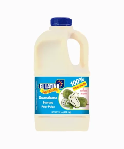 Guanábana 32oz No sugar added, 100% fruta natural, no preservativos