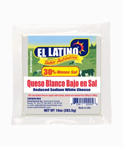 Queso Blanco Bajo en Sal 10oz