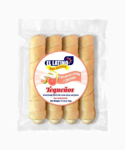 Tequeños con queso crema y guayaba 12oz
